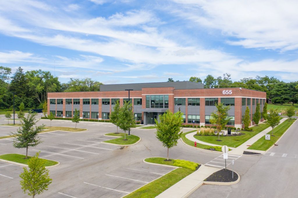 Exterior of Central Ohio Primary Care Headquarters.