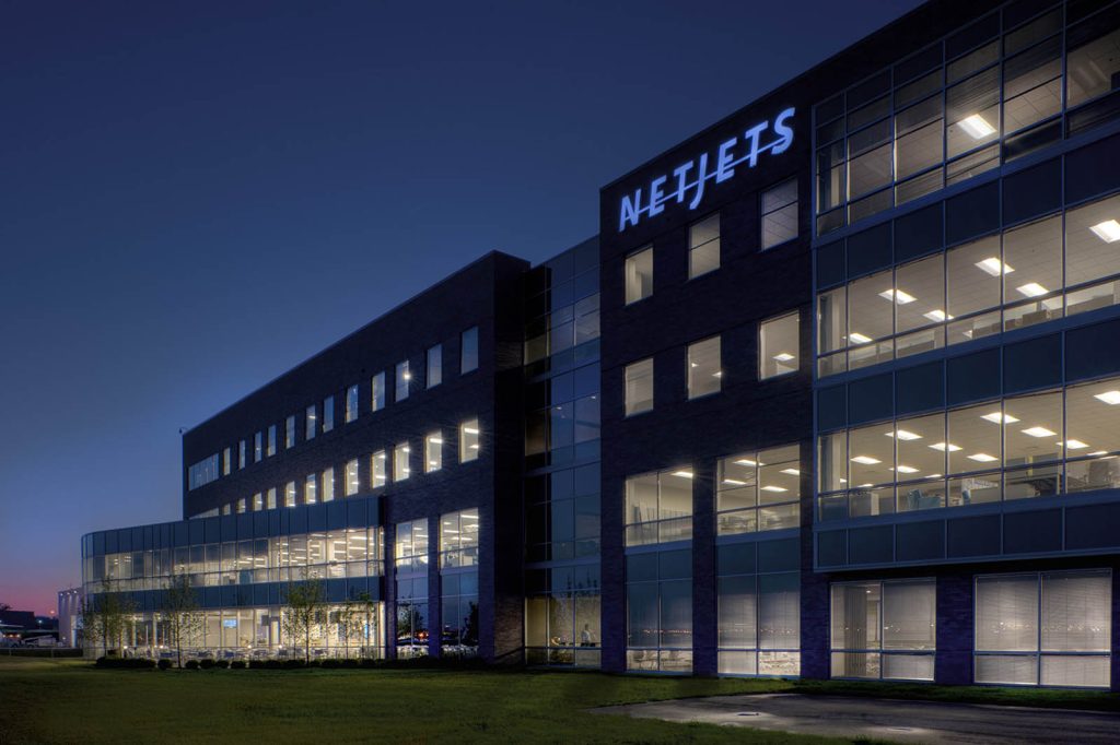 Exterior of NetJets Headquarters.