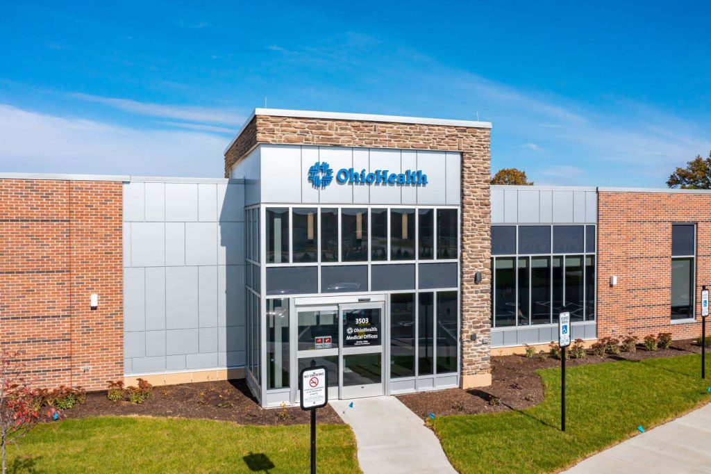 Exterior of OhioHealth's Western Grove City location.