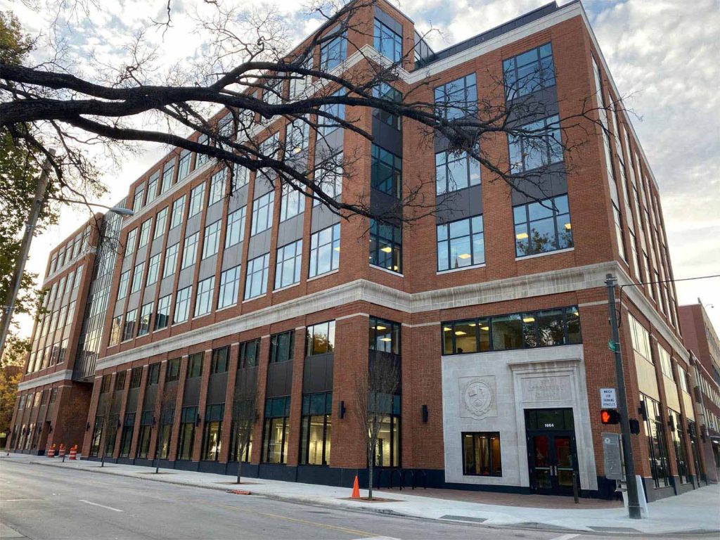 Exterior of OSU's Optometry Clinic and Health Sciences Faculty Offices.